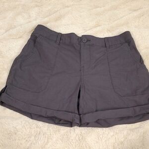 Social Standard By Sanctuary Charcoal Gray Utility Shorts Elastic Waist S